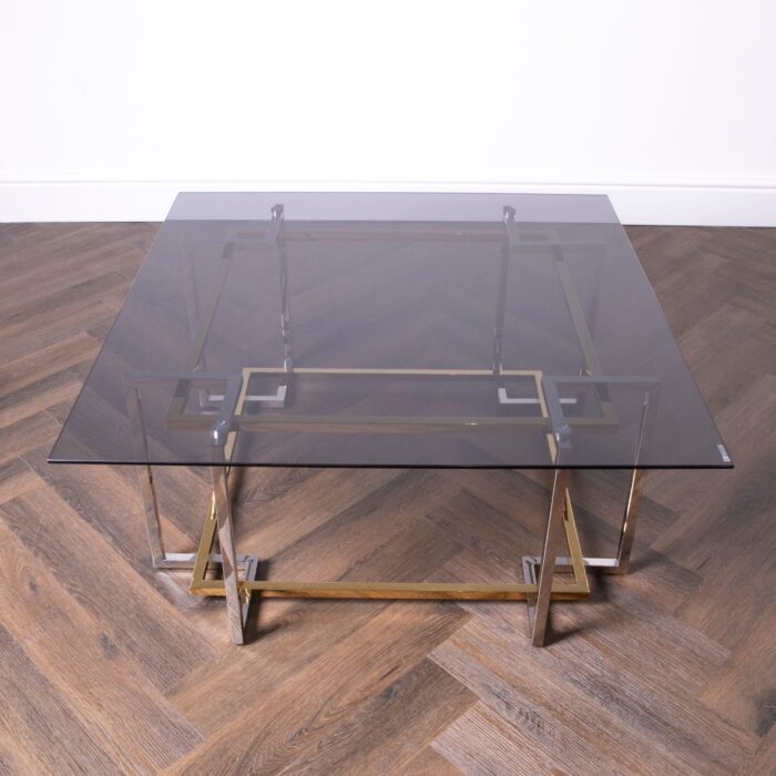 Bullion Gold Coffee Table with Candle Display