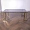 Domus Gold Coffee Table with Floral Arrangement