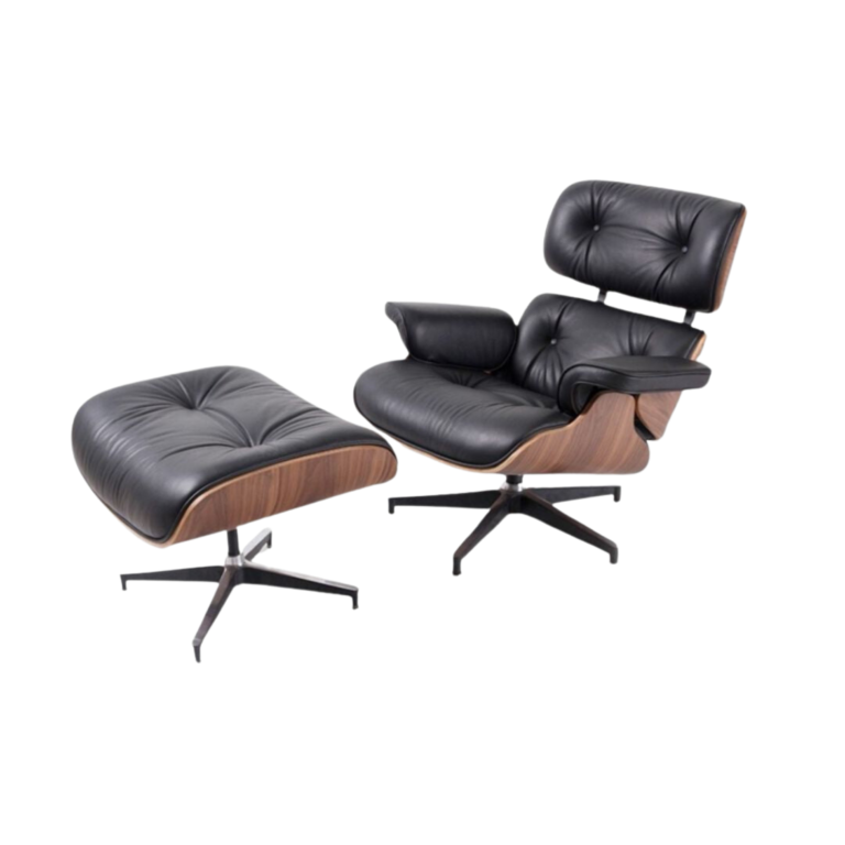 Charles Eames Replica Lounge Chair in Walnut Wood