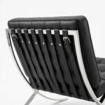 Black Barcelona Chair in executive office interior UK