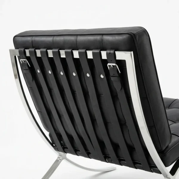 Black Barcelona Chair in executive office interior UK