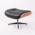 charles eames lounge chair rosewood black leather black base cushion detail house of furnishes by eman