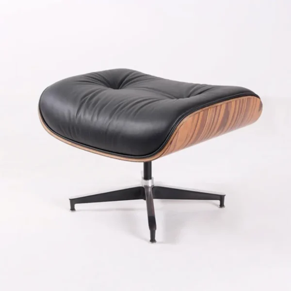 charles eames lounge chair rosewood black leather black base cushion detail house of furnishes by eman