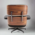charles eames lounge chair rosewood black leather black base ottoman full set house of furnishes by eman