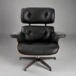 charles eames lounge chair rosewood black leather black base side profile house of furnishes by eman