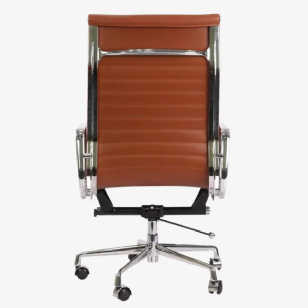 Tan Brown Eames Chair EA119 High Back Rear Angle – House of Furnishes