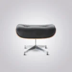 eames lounge chair and ottoman and ottoman full set rosewood black leather chrome base