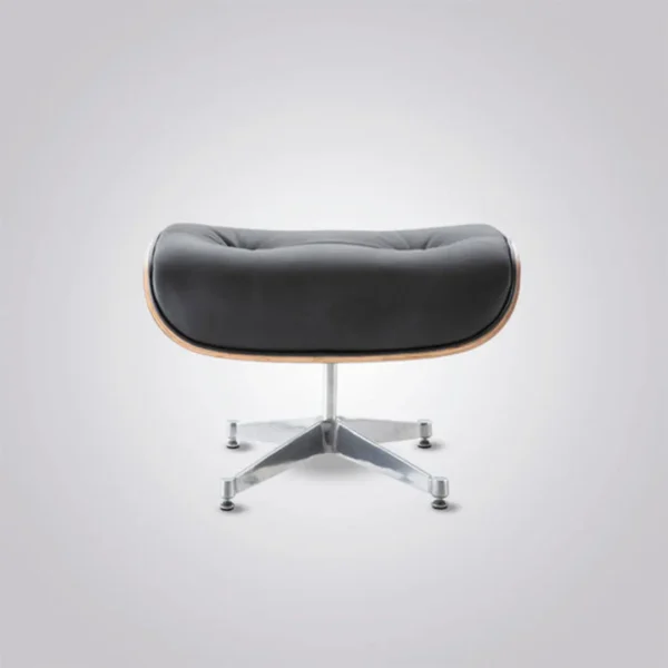 eames lounge chair and ottoman and ottoman full set rosewood black leather chrome base