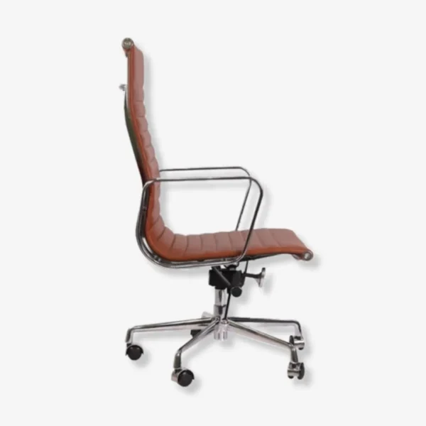 Tan Brown Eames Chair EA119 Japandi Oak Desk Workspace – House of Furnishes