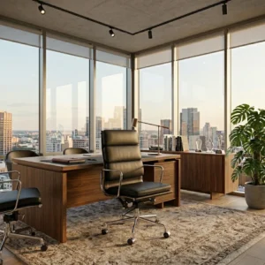 Luxury Office Chair UK Eames Black Soft Pad EA219 Executive Workspace – House of Furnishes