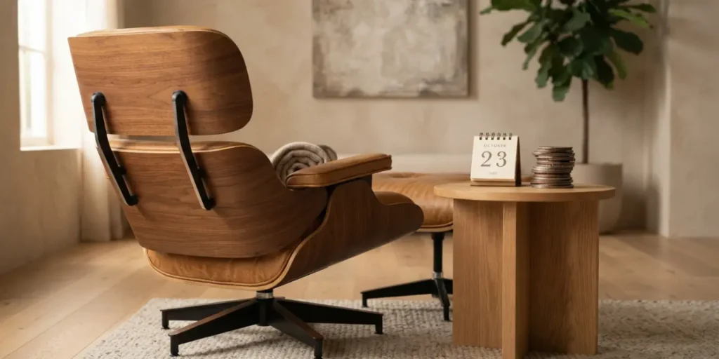 are replica chairs worth it — lounge chair with cost per year comparison concept
